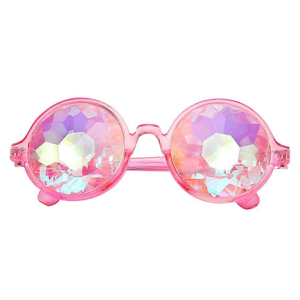 Chic Portable Kaleidoscope Glasses – Durable Decorative Rave Eyewear for Parties & Festivals – Unique Party Accessory for All Outfits
