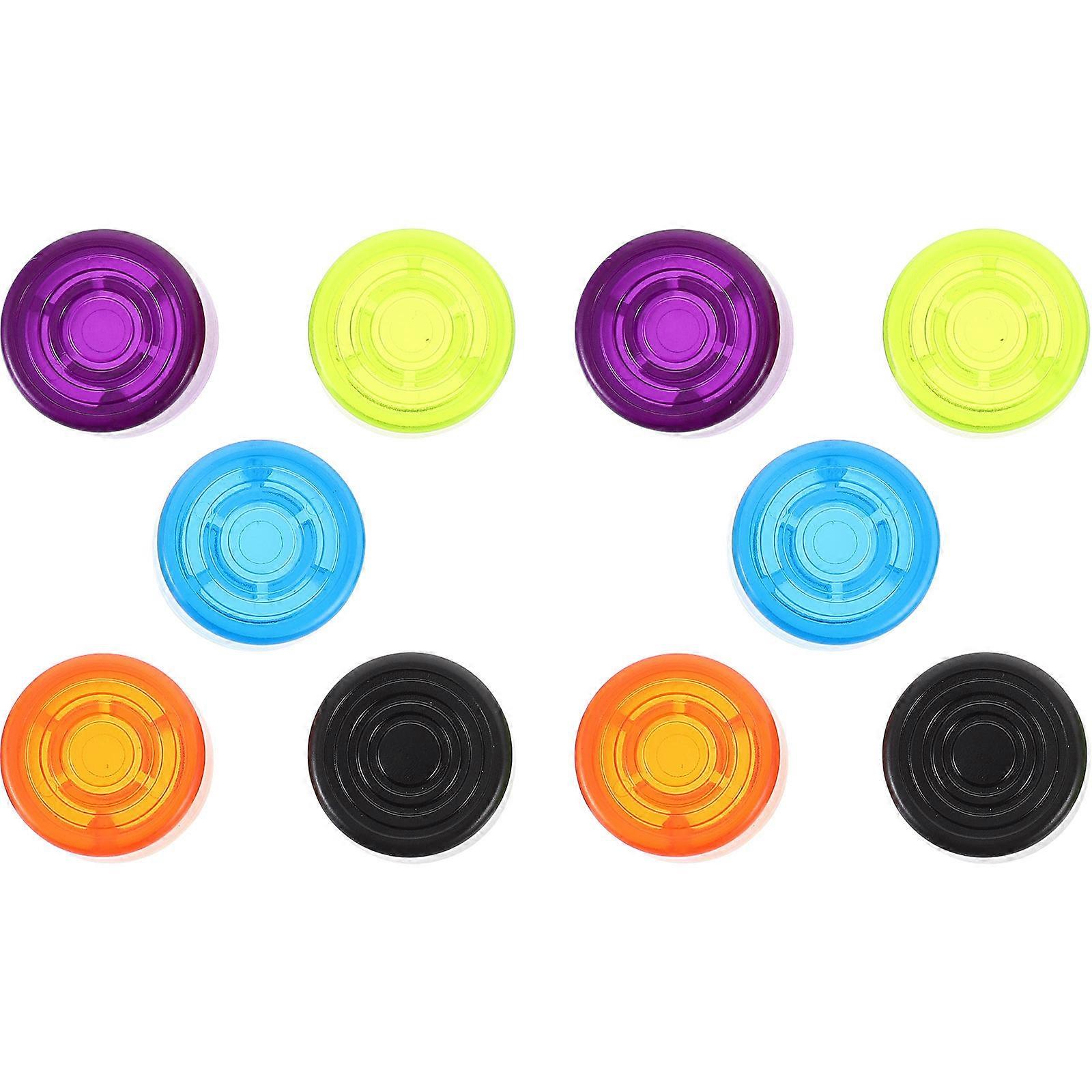 Effect Pedal Pad Cover Guitar Effect Nail Cap Black Color For Guitar Playing 10Pack