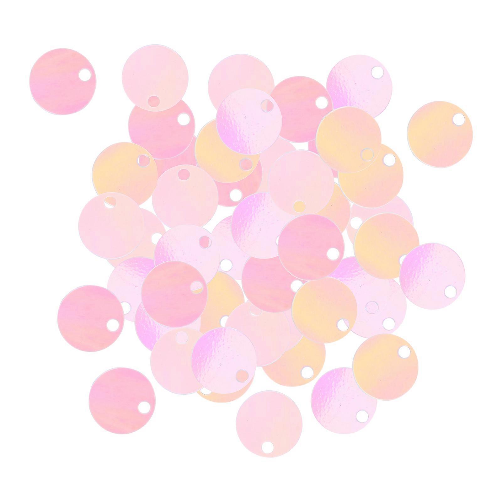 flat sequin paillettes Round PVC Assorted Color 1 Pack/45g