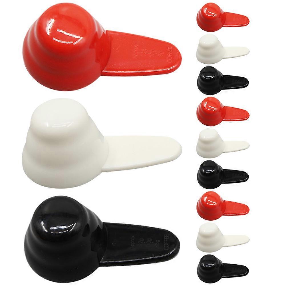 Measuring Spoons Short Handle Multi Function Coffee Scoops Christmas Assorted Color 9 2x5cm 12Pcs