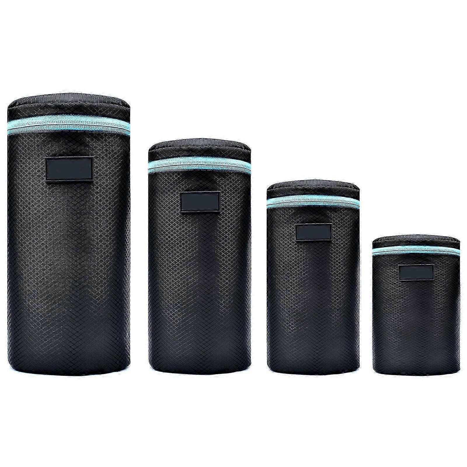 Lens Pouch Bag Zipper Lens for Case Thickened Nylon Protector for DSLR SLR Camera Lens Waterproof S/for M/L/XL XL