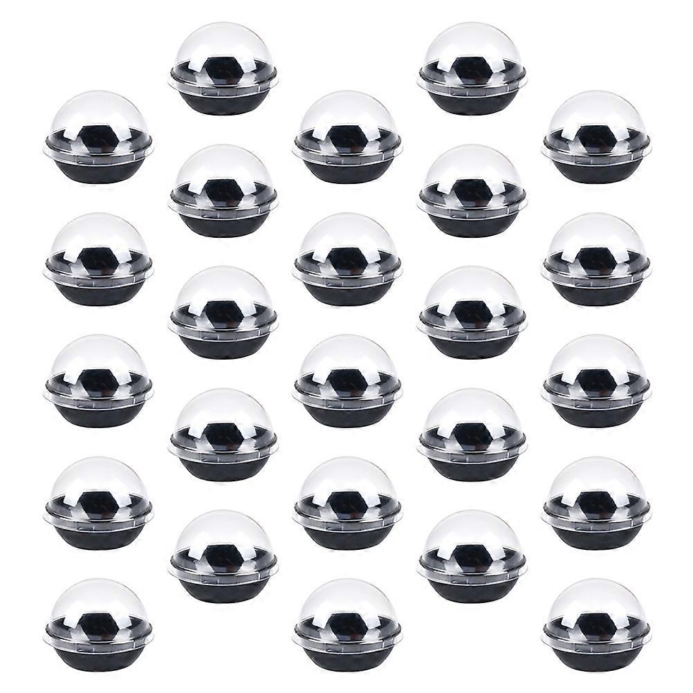 Dome Containers With Lid Transparent Plastic For Dessert Packaging 50Pcs