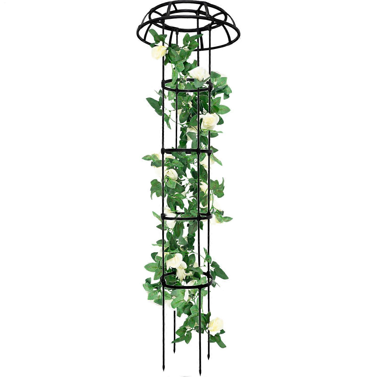 Garden trellis for climbing plants, round with mushroom head design Ref: 9649