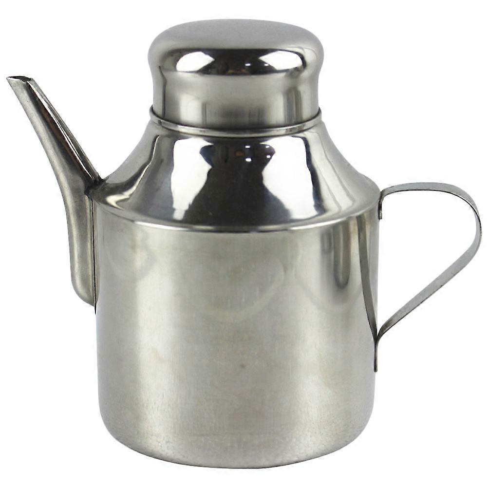 Stainless Steel Oil Dispenser Bottle for Soy Sauce, Vinegar, and Oil – Multi Functional Household Container with Smooth Pour Design and Heat