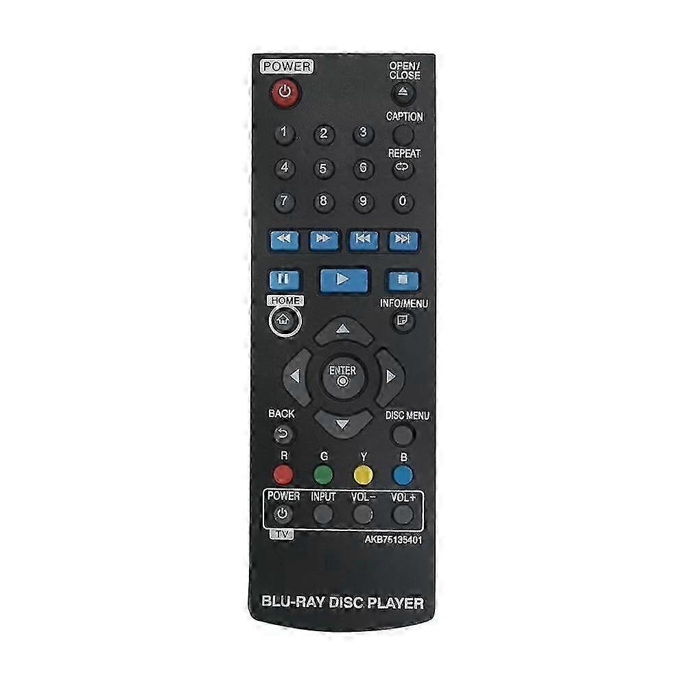 New Replacement Remote Control AKB75135401 for LG Blu-ray player BPM35 UP870 UBK80 UP875-Perfect