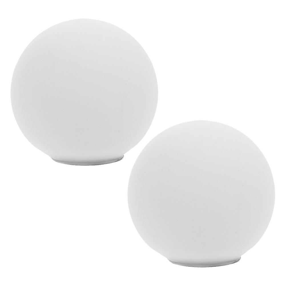 White Glass Globes Replacement Shades for Light Fixtures – Elegant Ball Lampshade for Ceiling Lights – Shatterproof Design – Easy Installation