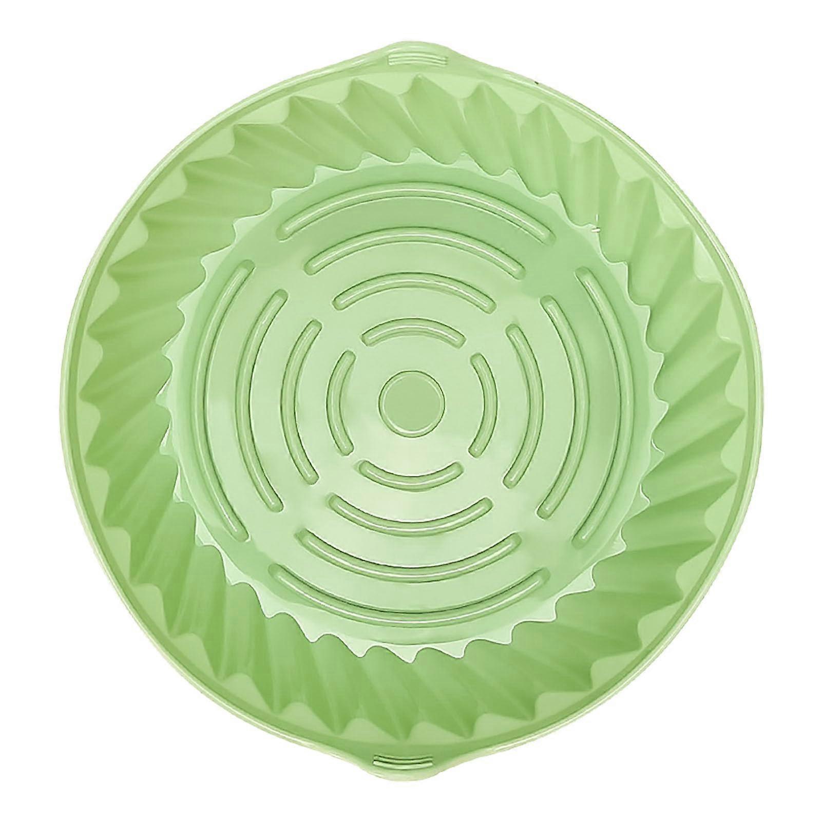Air Fryer Liners Silicone Set for Round Air Fryers, Reusable Non-Stick Baking Mats, Kitchen Accessories (Small Size)