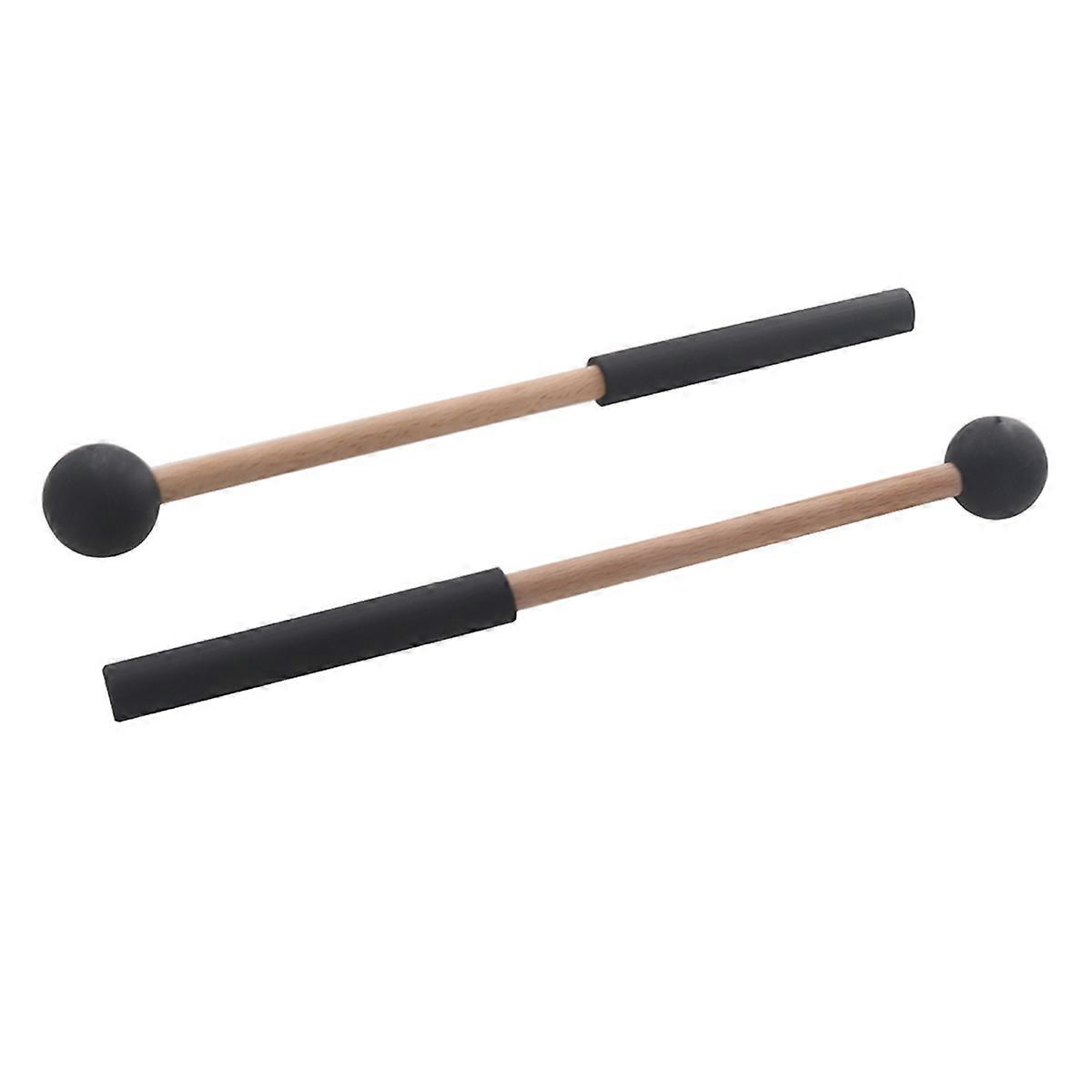 6 Pair Tongue Drum Mallets Soft Rubber Head Drum Mallets Sticks for Drums Tongue Drums and Keyboard