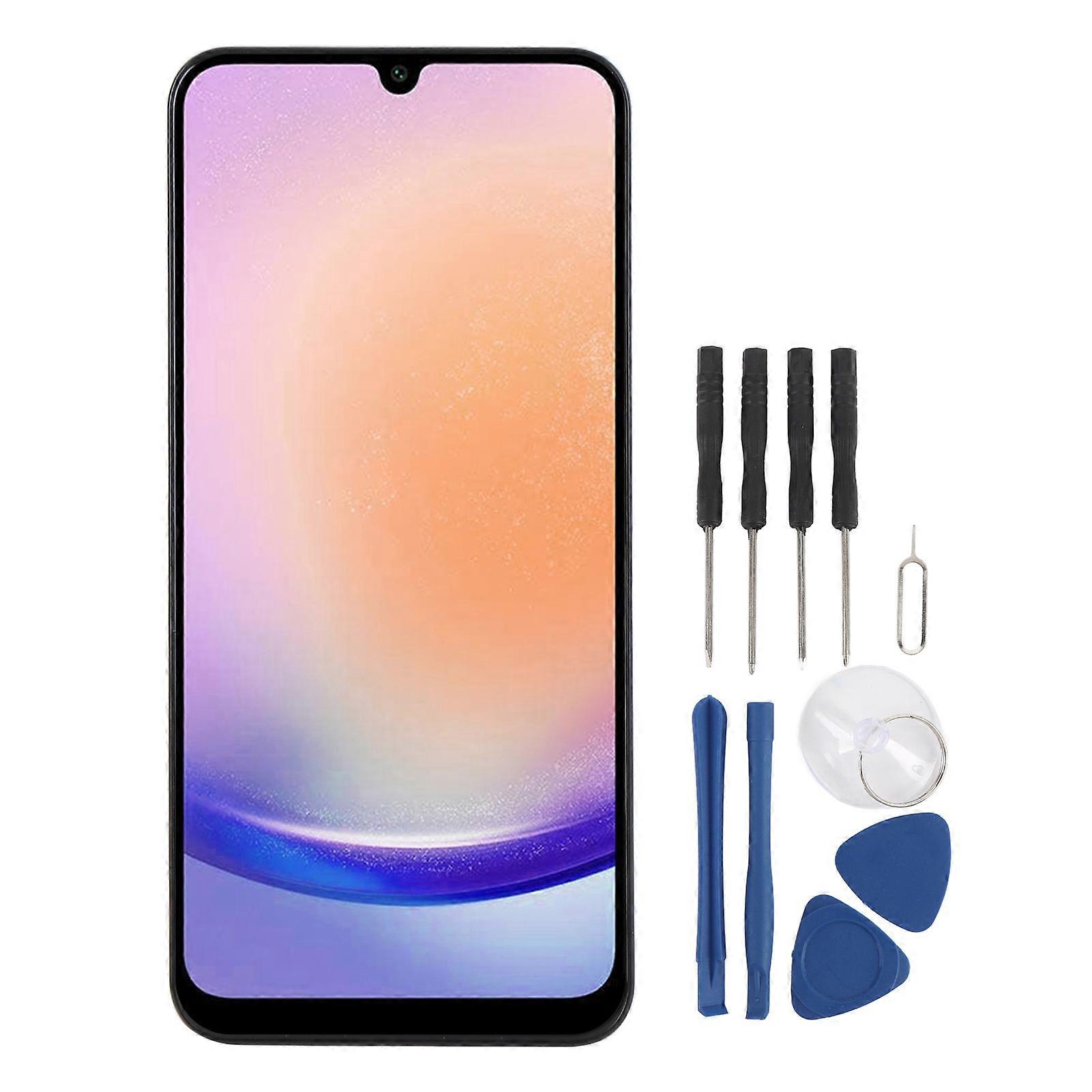 Galaxy A25 Screen Replacement - HD Display, Touch LCD Digitizer with Frame & Tool Kit