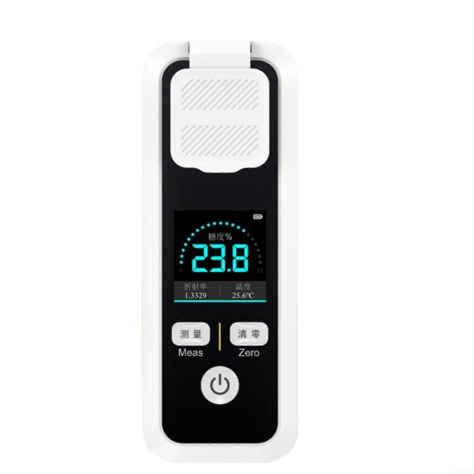 Intelligent Sugar Meter Brix Refractometer 0-32% Portable Digital Display Fruit Alcohol Honey Tester JBM-10