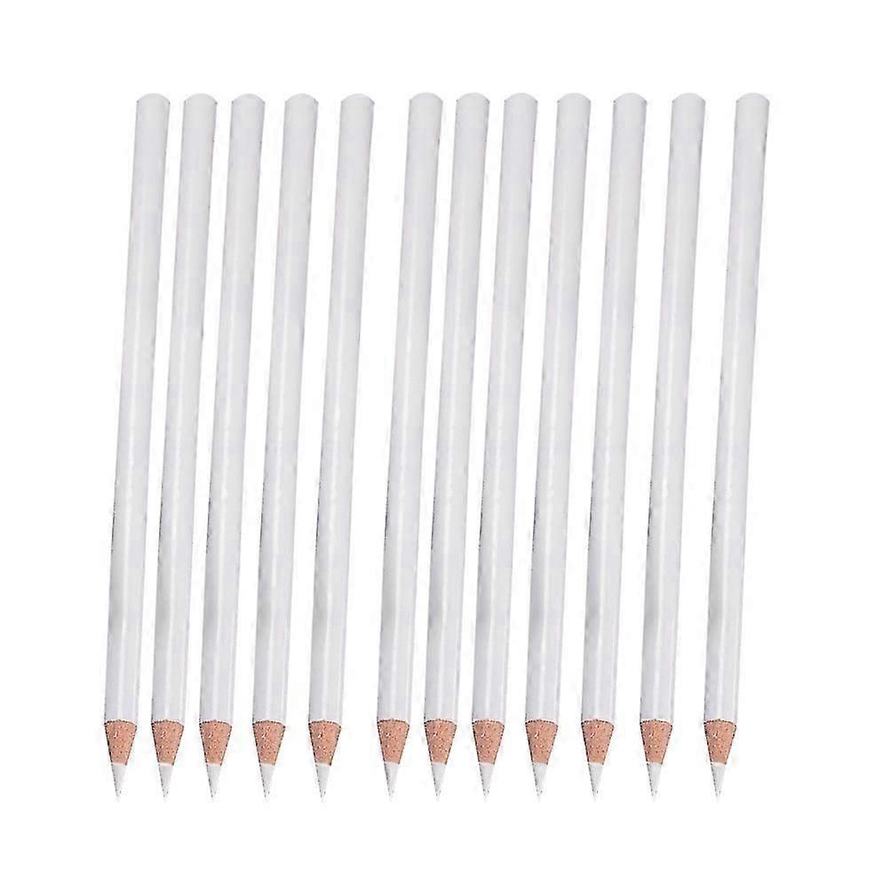 12 Pcs White Crayons Rhinestone Picker Pen Nail Picker Tool Gem Picker Tool
