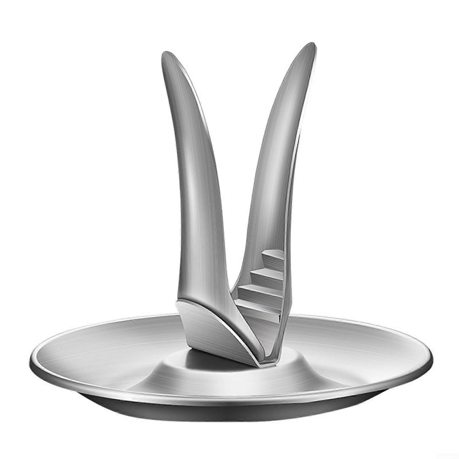 Nussknacker-Presse Stainless-Steel Nutcracker Press With Tray For Pecans Walnuts Silver 18.5 x 18.5 x 15.5 cm
