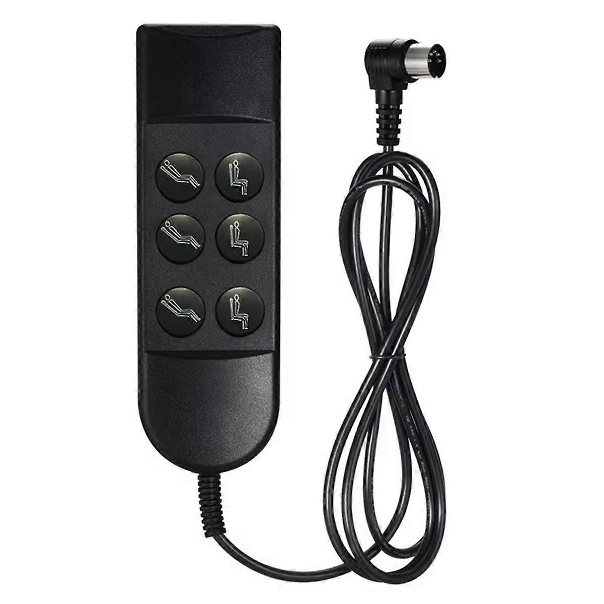 New 5A Round Button Sofa Lift Controller Single Motor Controller for Home Appliance 22AWG 4 Core Wi