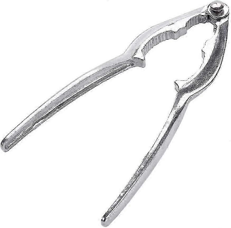 1pc Steel Nutcracker Sheller for Nuts and Fruits, Quick Tool for Almonds and Pecans