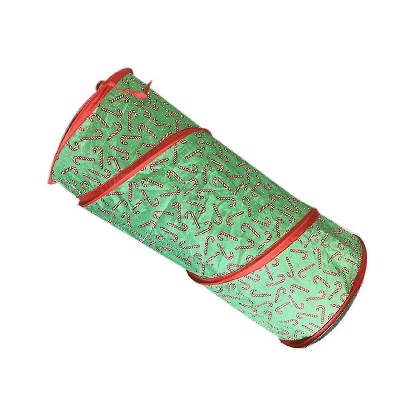 Tunnel Toy for Cats Fabric Green Cat Tube Tunnel Cat Cave Pet Kitten Toy Expandable Soft Cat Play Tunnel