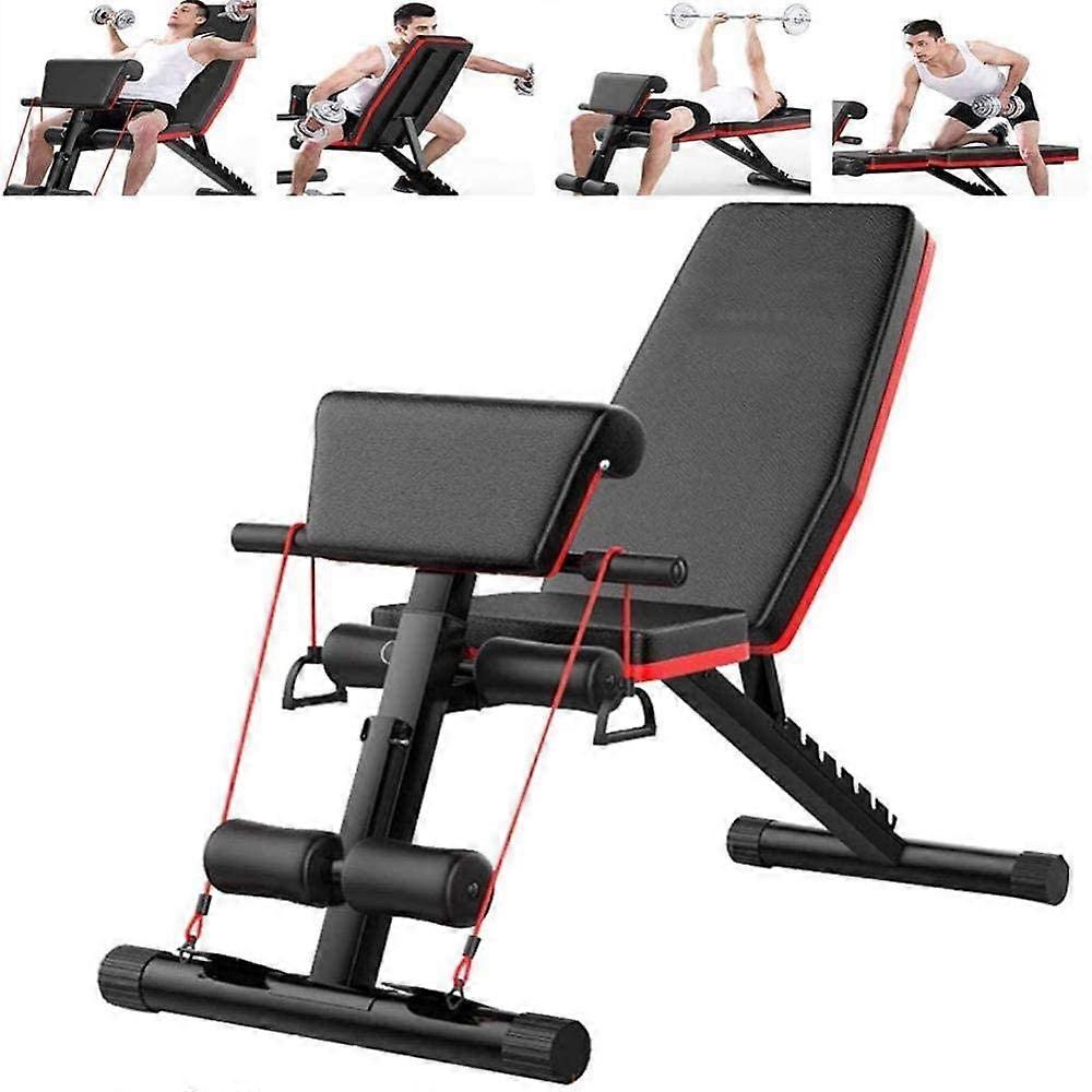 Adjustable Weight Bench, Foldable Home Gym, Adjustable Training Bench, Dumbbell