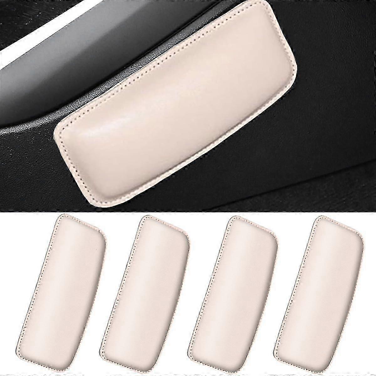 Automotive Soft Leather Center Console Knee Pad, Universal Car Center Console Knee Leg Elbow Cushion Pad Door Armrest Pad