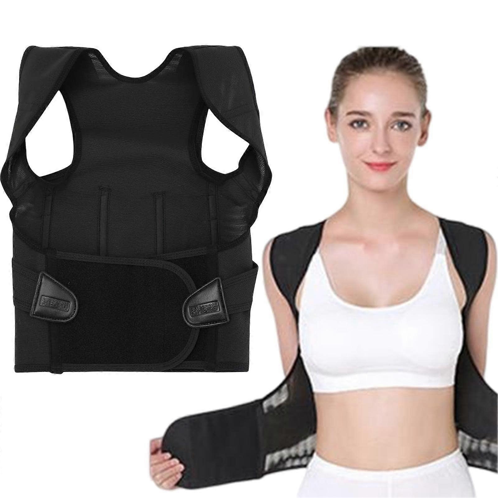 Posture Corrector for Men and Women, Adjustable Back Straightener with Breathable Support and Lumbar Support for Improved Shoulder Posture