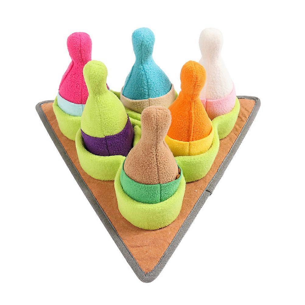 Washable Snuffle Mat for Dogs Squeaky Foraging Pad for Mental Stimulation and Natural Sniffing Play