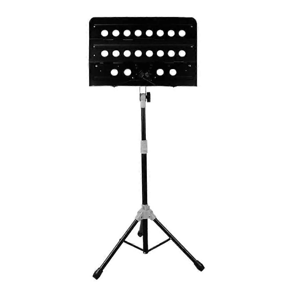Adjustable Foldable Music Stand for Guitar Violine Guzheng Universal Floor Stand Black