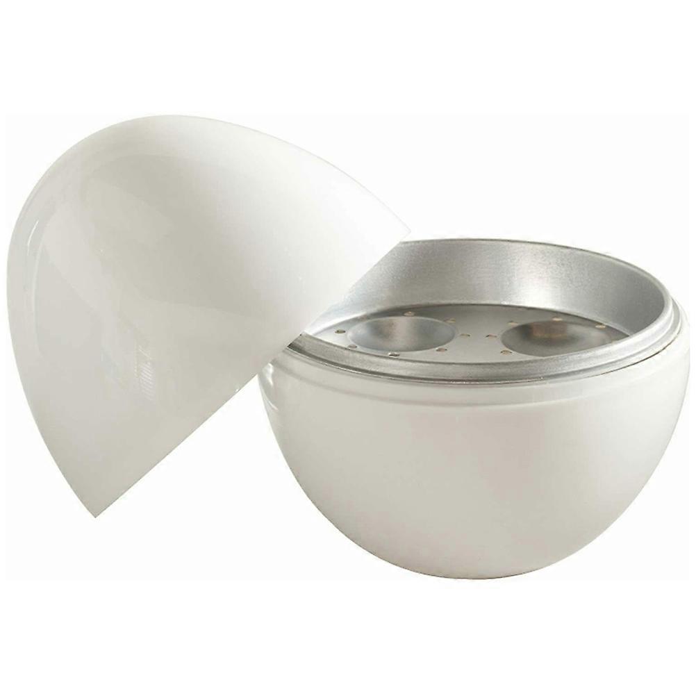 Egg Cooking Mold Microwave Multi-Functional Steamer for Eggs 15.5X14CM PP 1Pcs