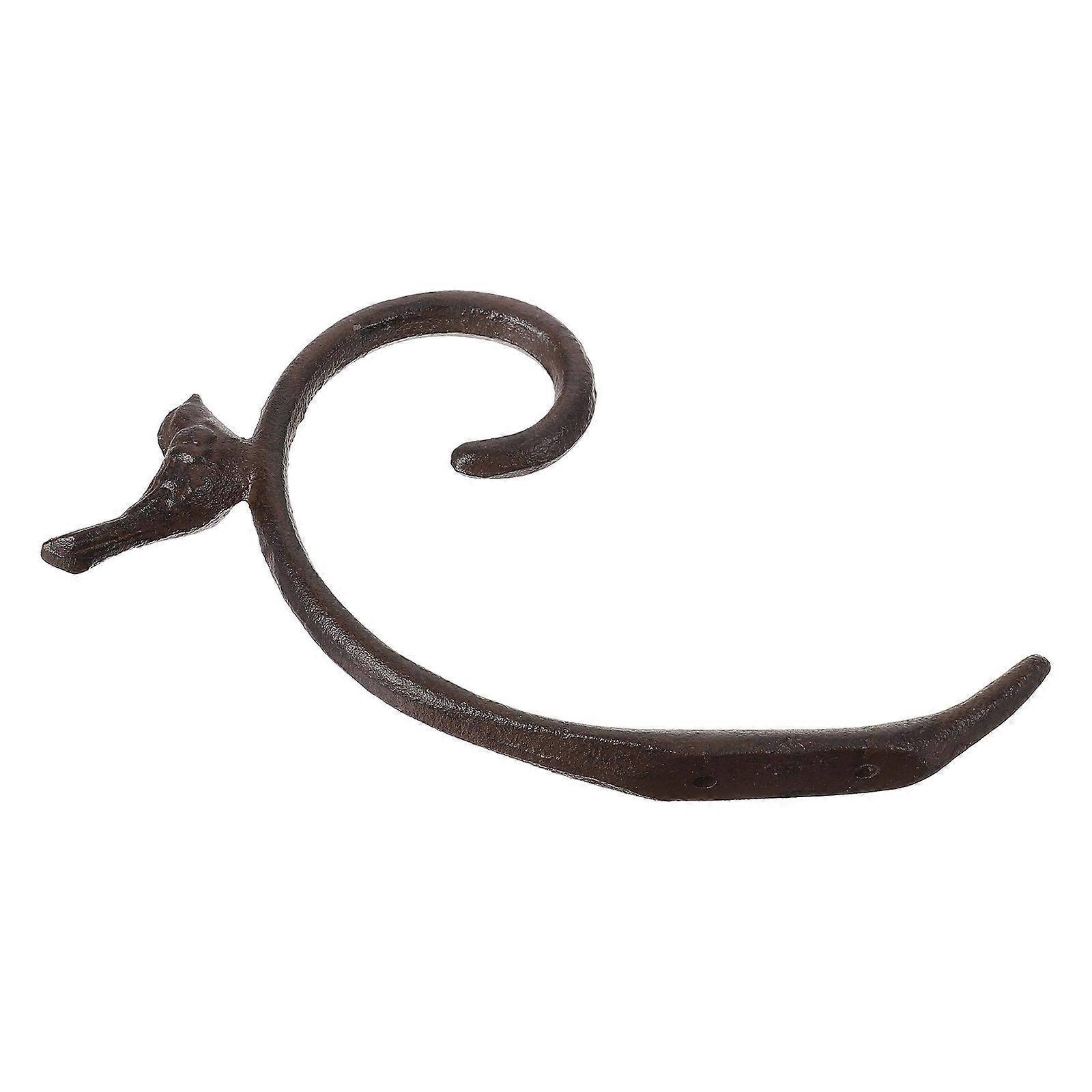 Decorative Iron Wall Mount Hook with Bird Design Ideal for Hanging Flowerpots, Baskets, Planters, Lanterns, Feeders & Wind Chimes Easy Install