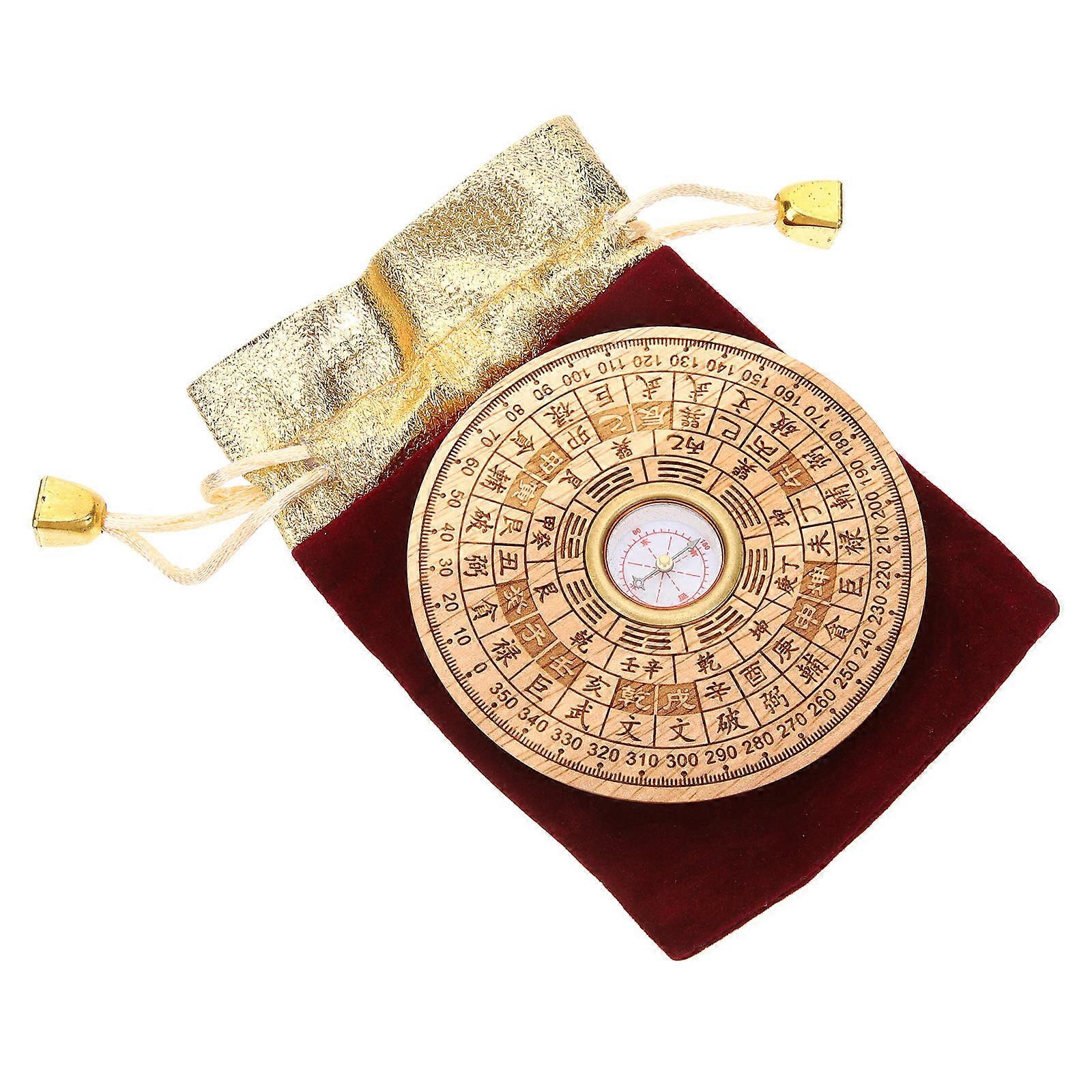 Compass Artwork Handheld Compass Traditional Markings 8x8cm 1Pack