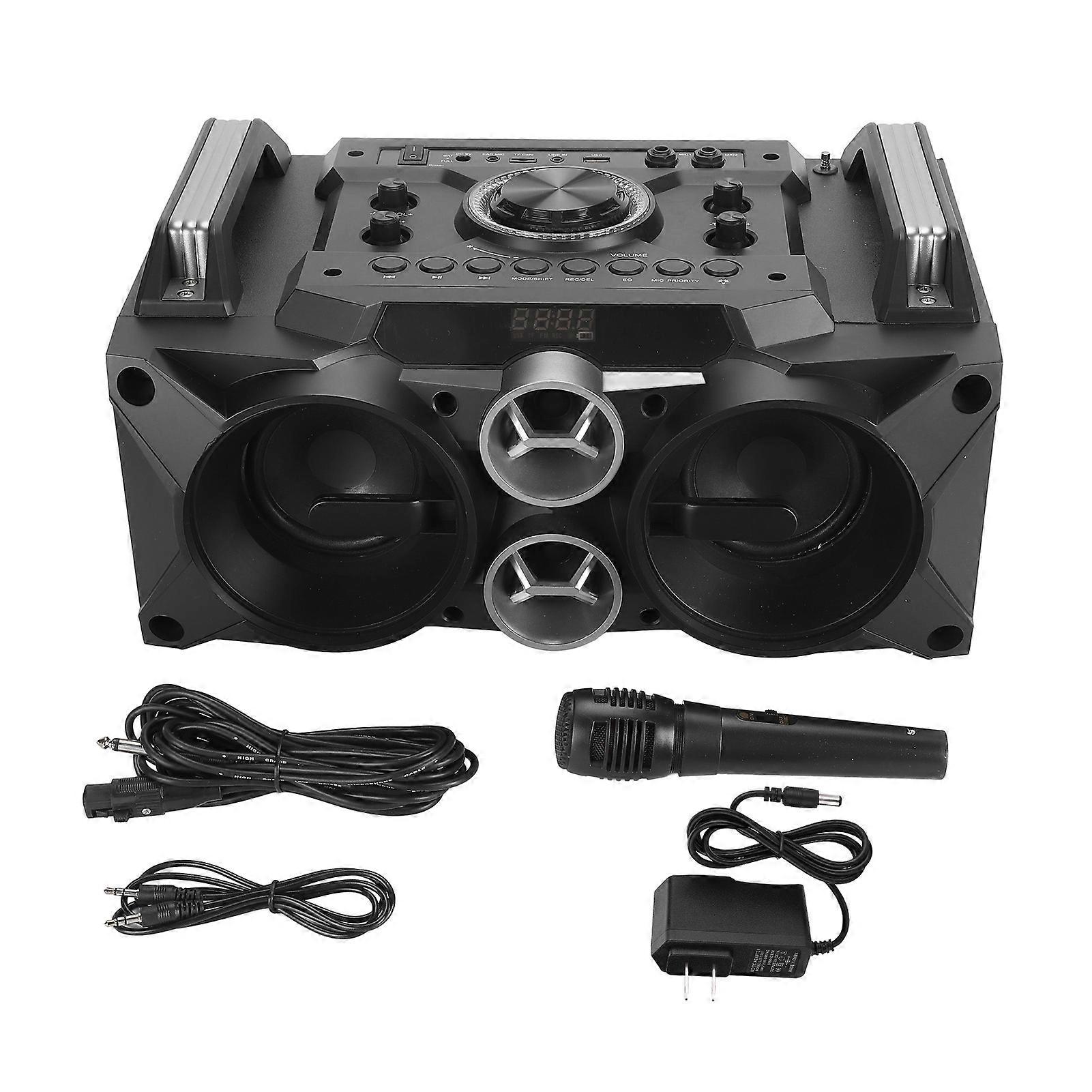 HiFi Portable Bluetooth Speaker: FM, USB, Memory Card, with Mic for Phone & Tablet Use