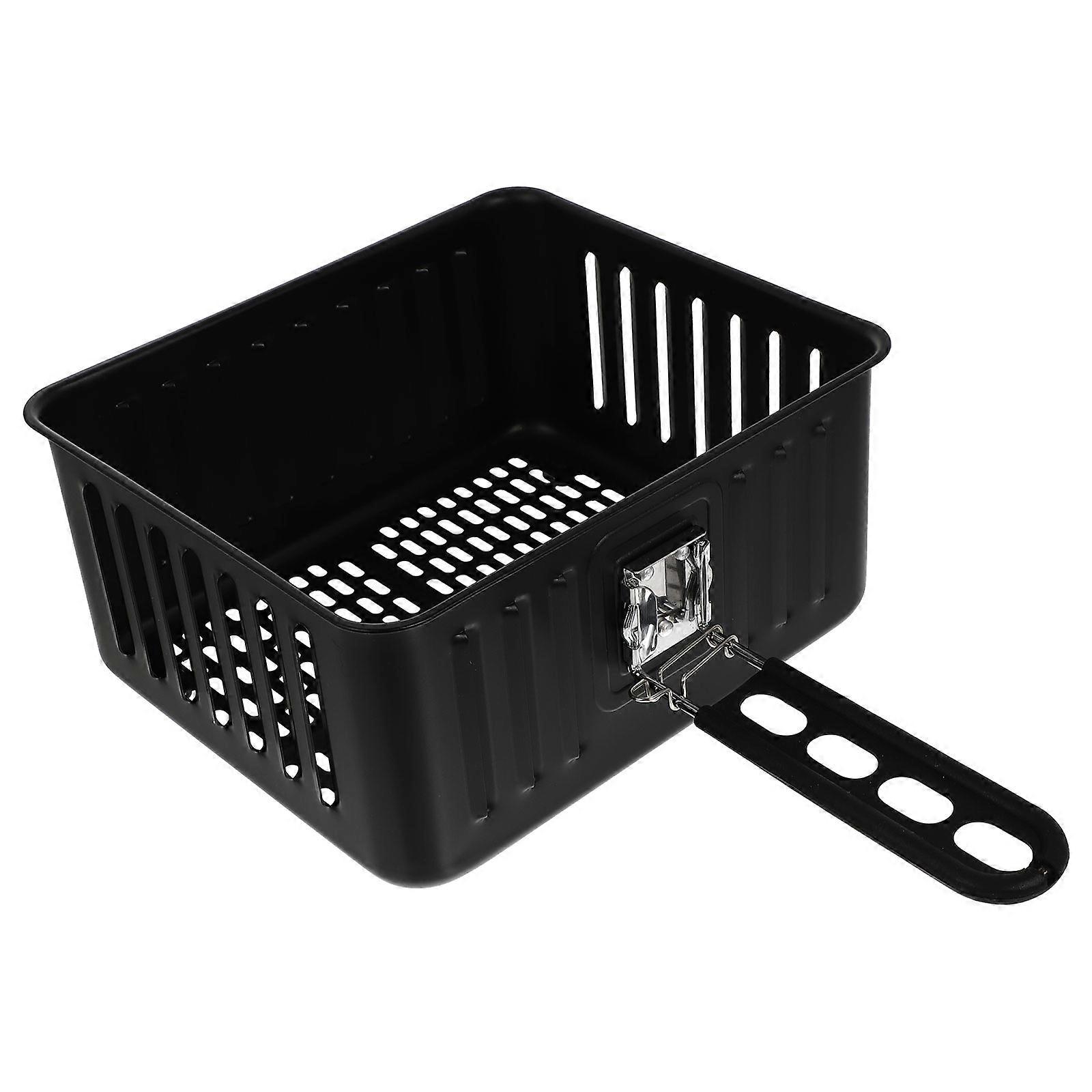 Adjustable Grill Basket Multipurpose Design Home Cooks 38X22.8CM Black Cooking 1Pack
