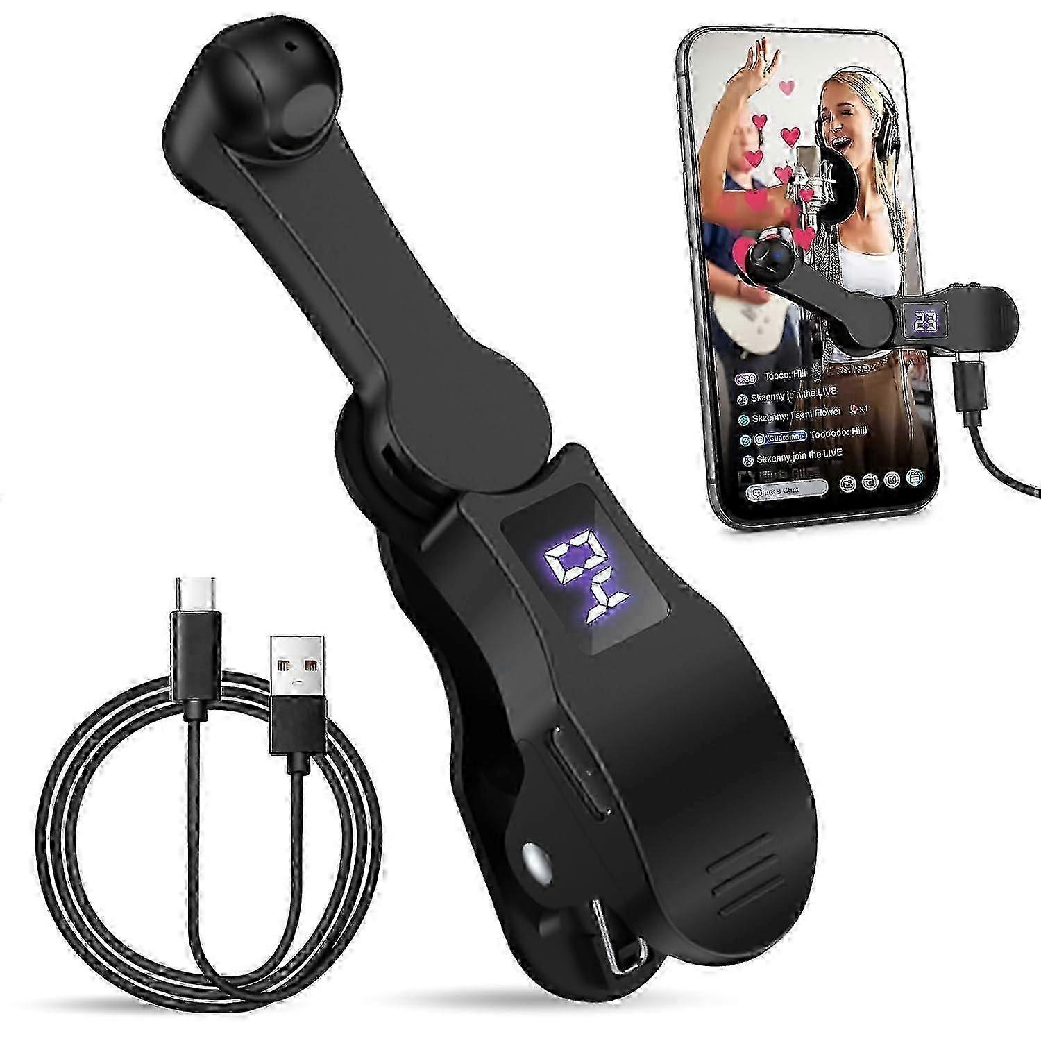 Auto Clicker for Smartphones - Adjustable Speed Clicker Continuous Click for Gaming and Live Streaming Likes Reward
