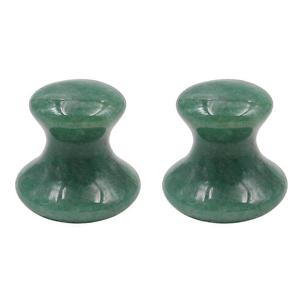 Aventurine Gua Sha Mushroom Massager Set - Natural Quartz Face and Eye Massager for Wrinkle Removal and Spa Relaxation