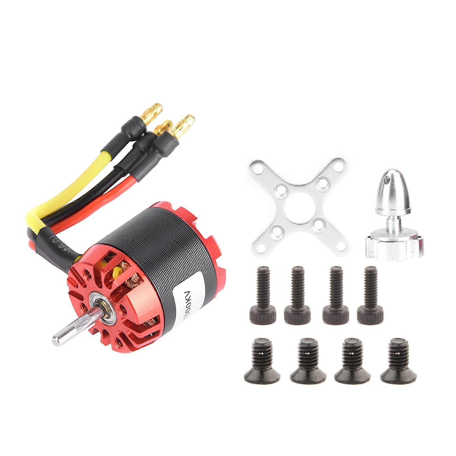 Brushless Motor, N2830 1300KV 250W Metal RC External Rotor Brushless Motor Kit for 24S Lipo A2212 4Axis Aircraft RC Aircraft Motor