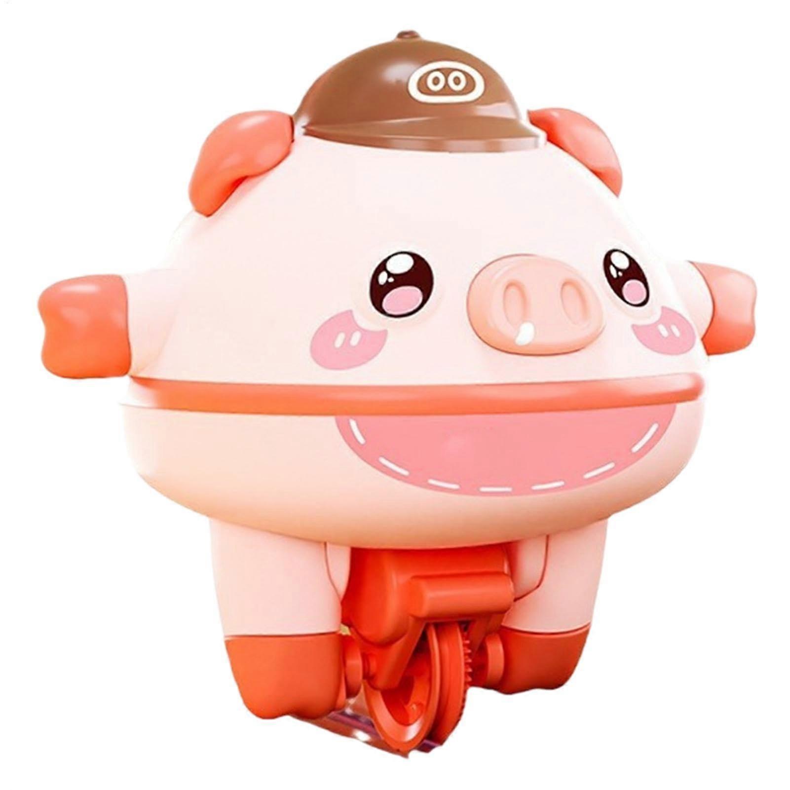 Raid Rope Balancing Toy Interactive Unicycle Gyroscope, Fun Toy for Coordination Pink