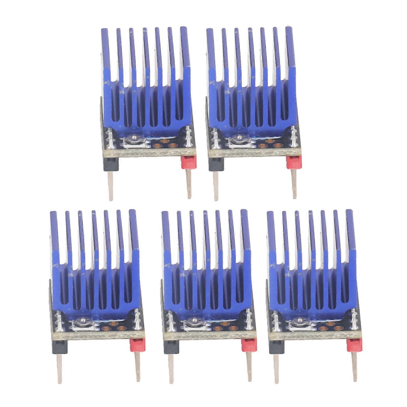 5 Sets Stepper Motor Driver Ultra Silent Stepstick 2.5A Uart Nema17 Step Motor Driver Module for TMC2208 