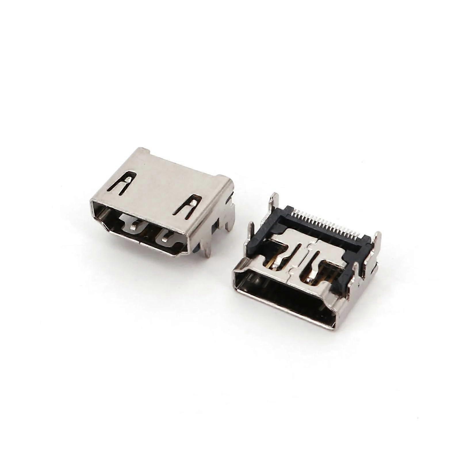 Type A 19 Pin SMT HDMI-Compatible Female Socket PCB Solder Connector Pack Of 10 Surface Mount HDMI Connector