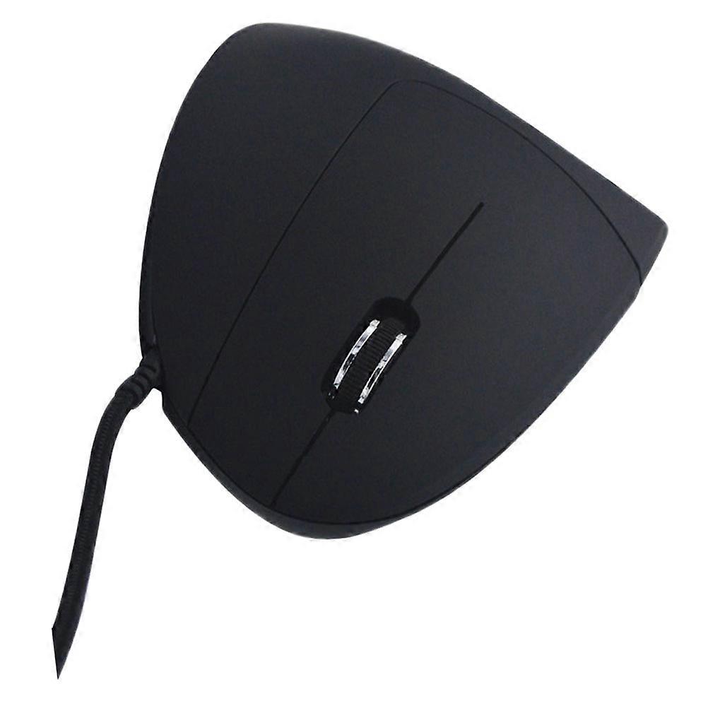 Ergonomic Vertical Wristband Mouse for Computer Black Plastic 1PC Stylish Cool Gaming Mouse