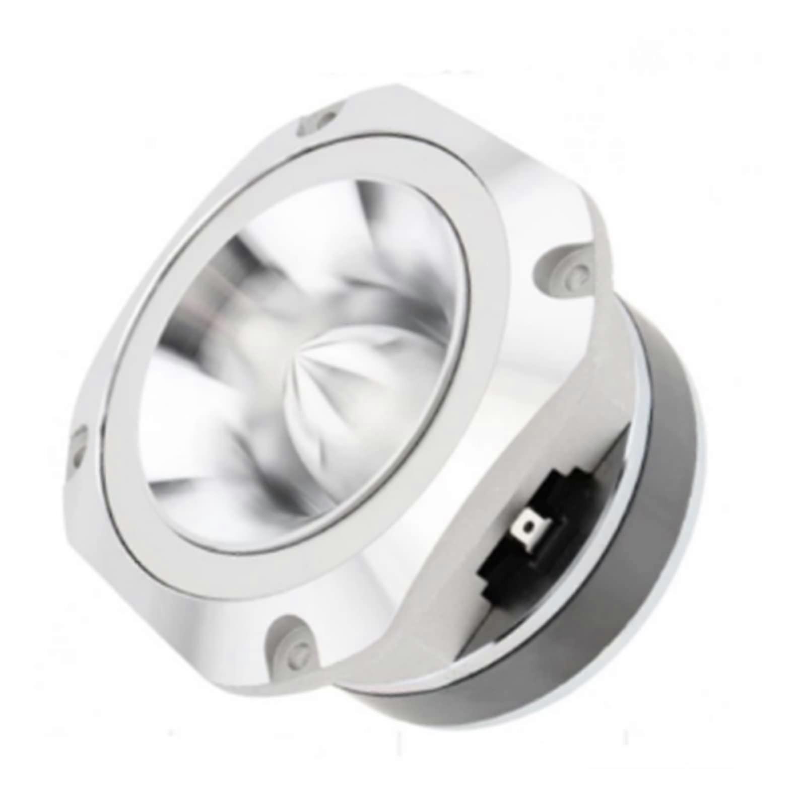 AISHANBAIHUODIAN 4-Inch Aluminium Bullet Tweeter With Capacitor, 12V 6 Ohm 600W GT-S20 Pair For Car Audio