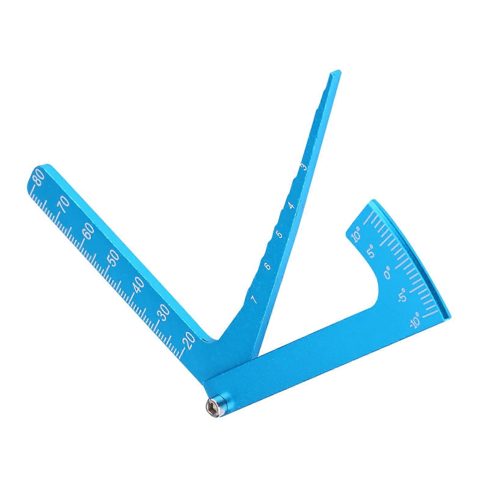 RC Adjustable Ruler Remote Control Height and Wheel Rim Camber Adjustment Tool, Multi-Angle Measuring Device