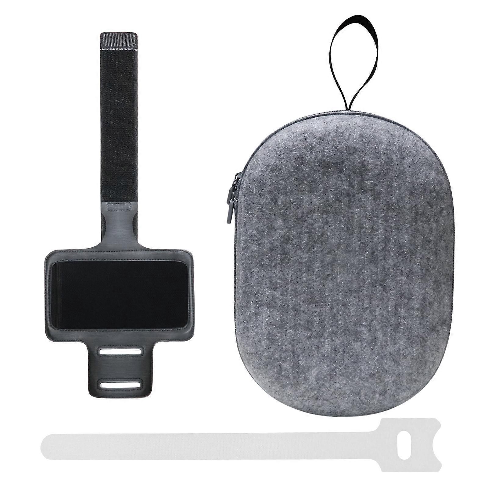 MR Travel Case and Straps for Vision Pro MR Helmets Hard Carrying Case Handbag Bag Protective Storage Box Multicolor