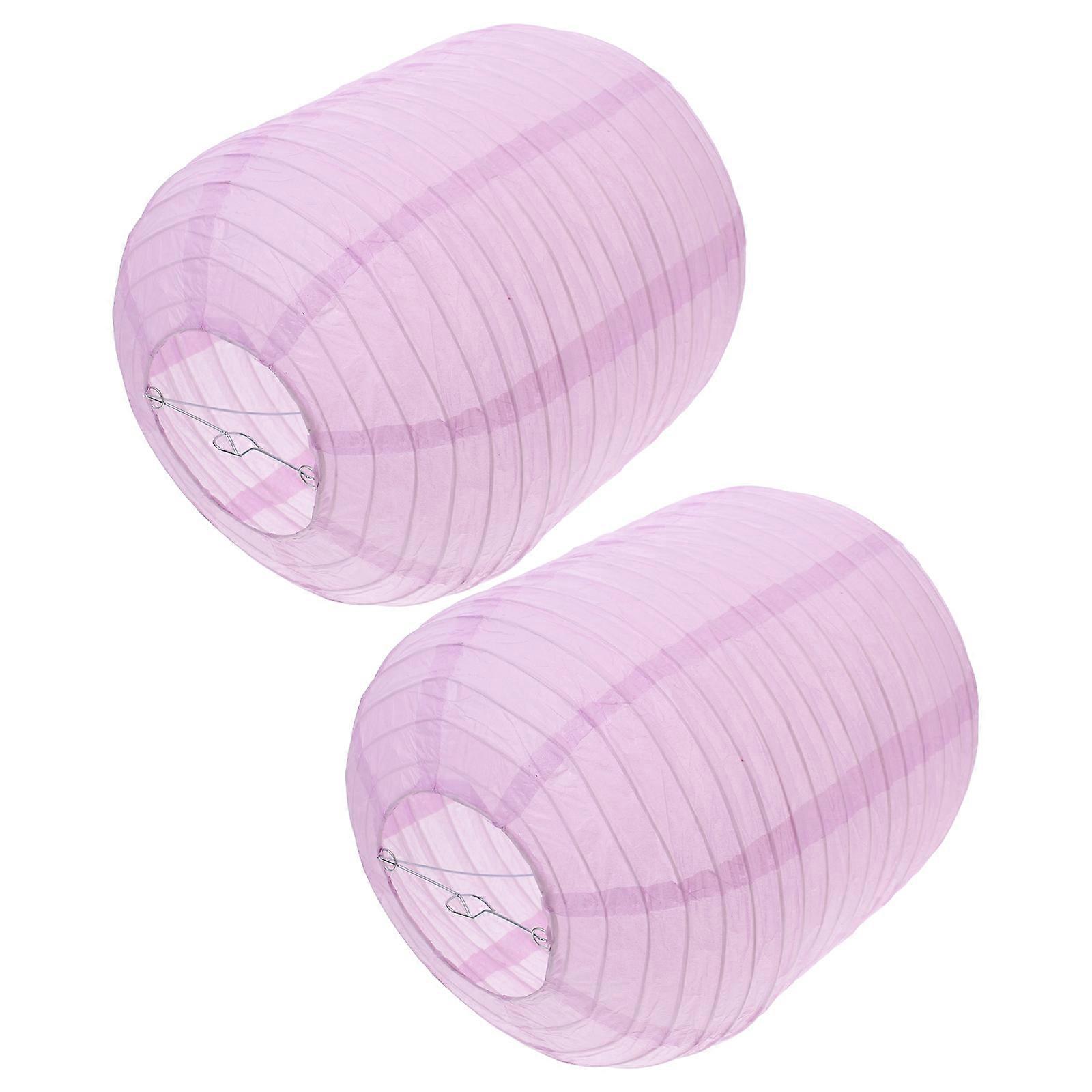 Foldable Paper Lamp Lavender for Decoration Featuring Handcrafted Authenticity and Elegant Design