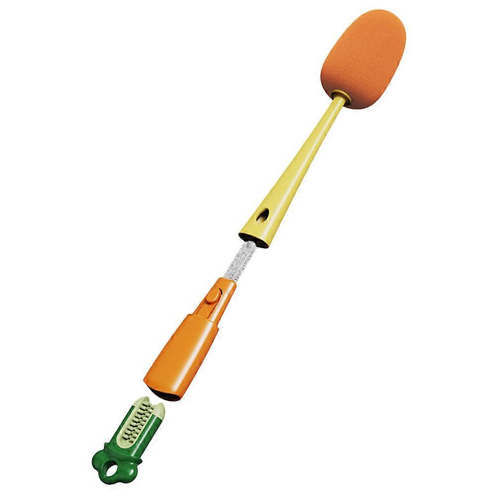 Ergonomic Long Handle Bottle Cleaning Brush for Thorough Cleaning, Multi Functional Cup Scrubber with Hanging for Easy Storage