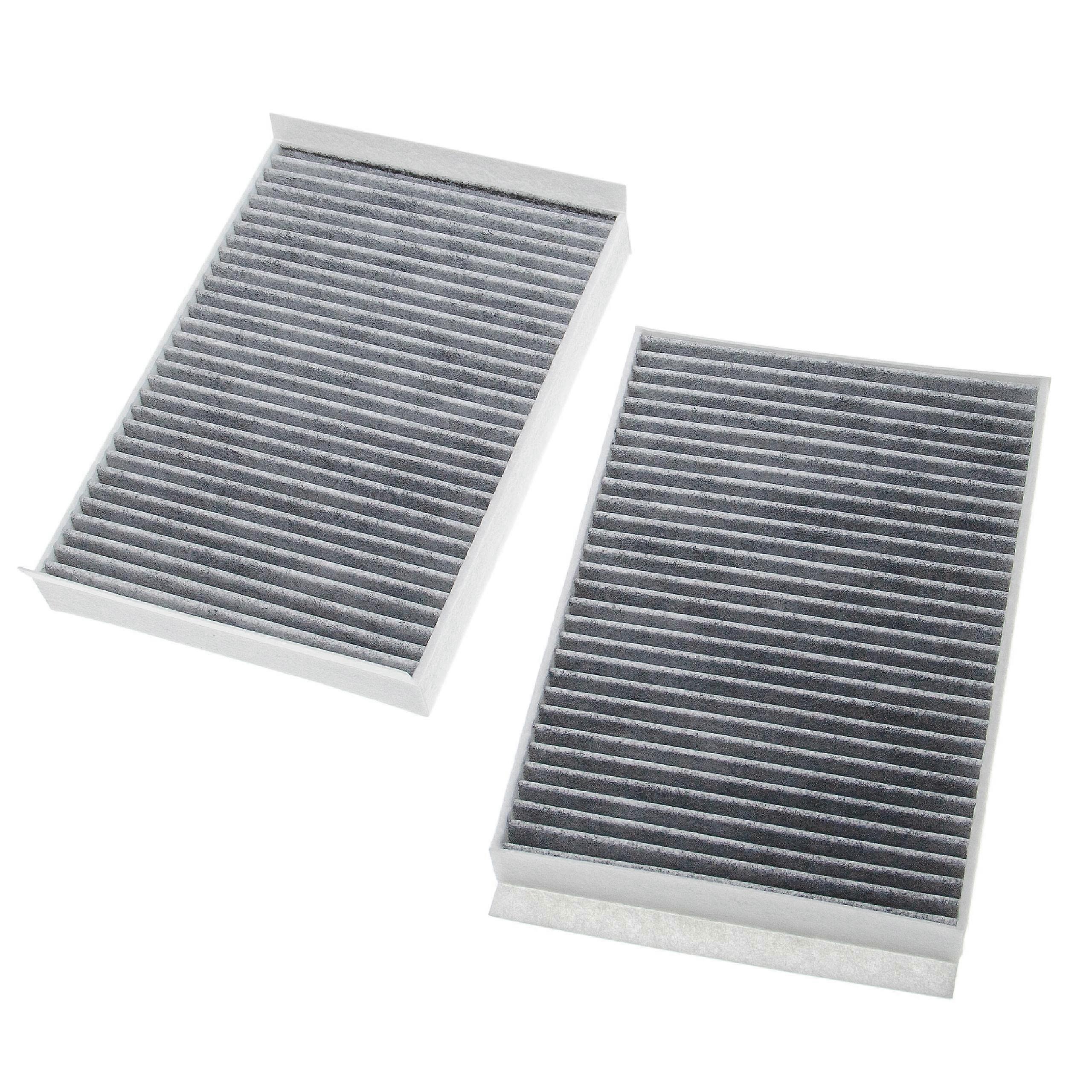 2 x cabin air filter compatible with MercedesBenz SClass W221 S 450 – car – with activated carbon