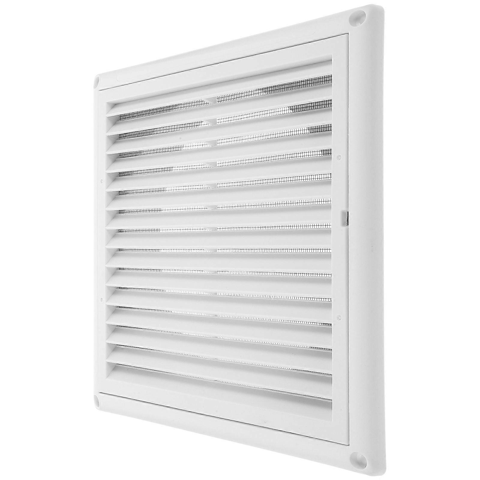 Air Conditioner Vent Grille Cover Louvered Air Vent with Insect Mesh for Wall Ceiling Floor Exhaust Optimal Airflow