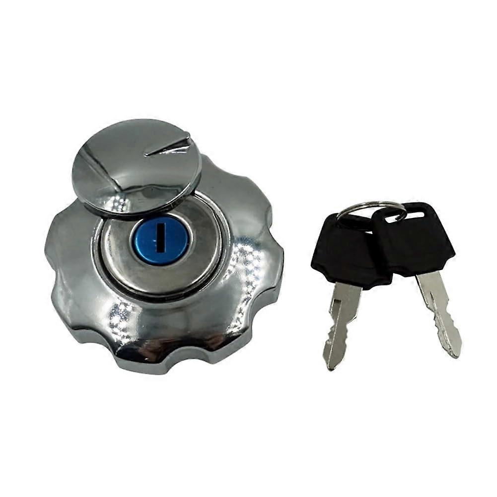 Motorcycle Fuel Tank Cap Universal Locking Gas Oil Cap with Key Compatible with Various Models and Durable Material