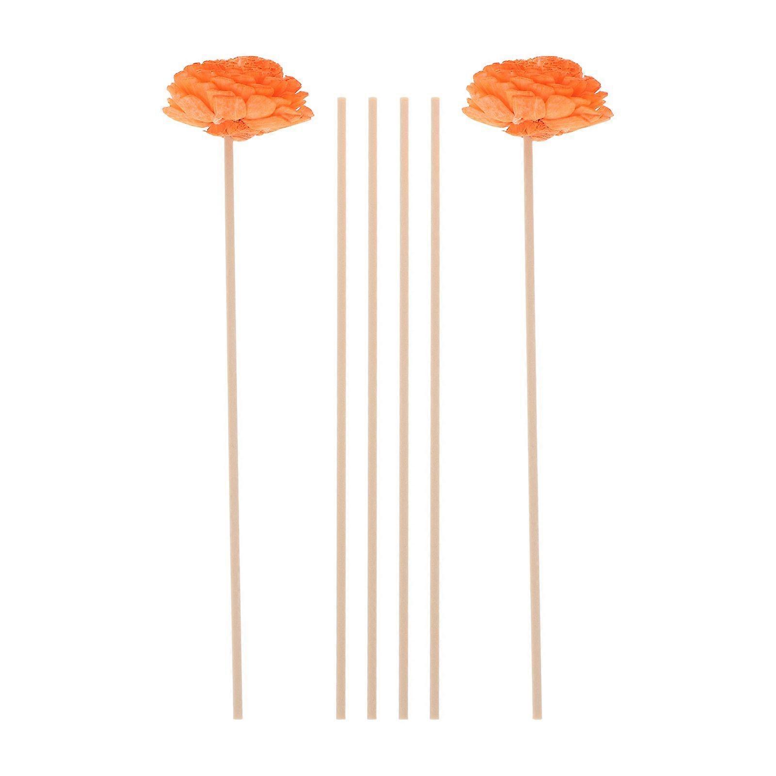 1 set of Flower Aromatherapy Sticks Decorative Aromatherapy Sticks Fragrance Bottle Diffuser Flower Aroma Diffuse Sticks Fragrance Diffuser Rods