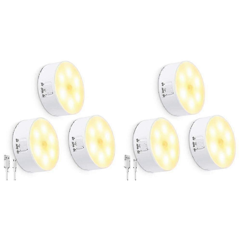 3 Packs Led Night Light Motion Sensor Activated Magnet Stick