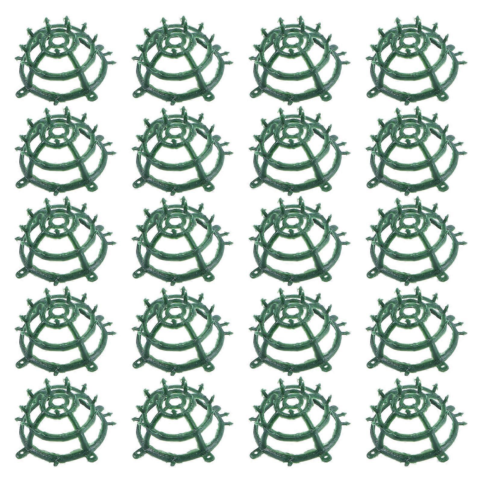 Green Plastic Flower Arrangement Rack for Storage Use Creative Multipurpose Home Decoration