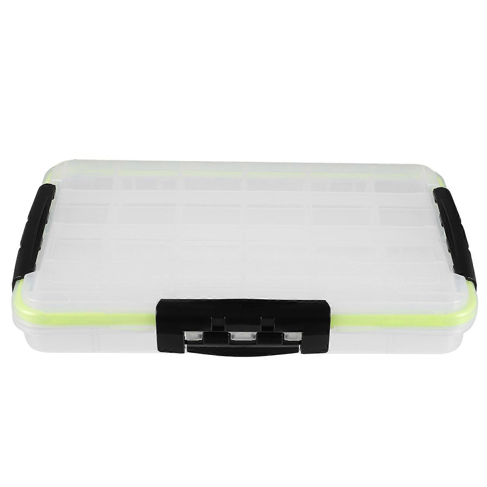 Lockable Fishing Tackle Storage Box with Dividers   Organize Floats, Lures & Terminal Tackle in One Compact Case for Neat and Efficient Storage