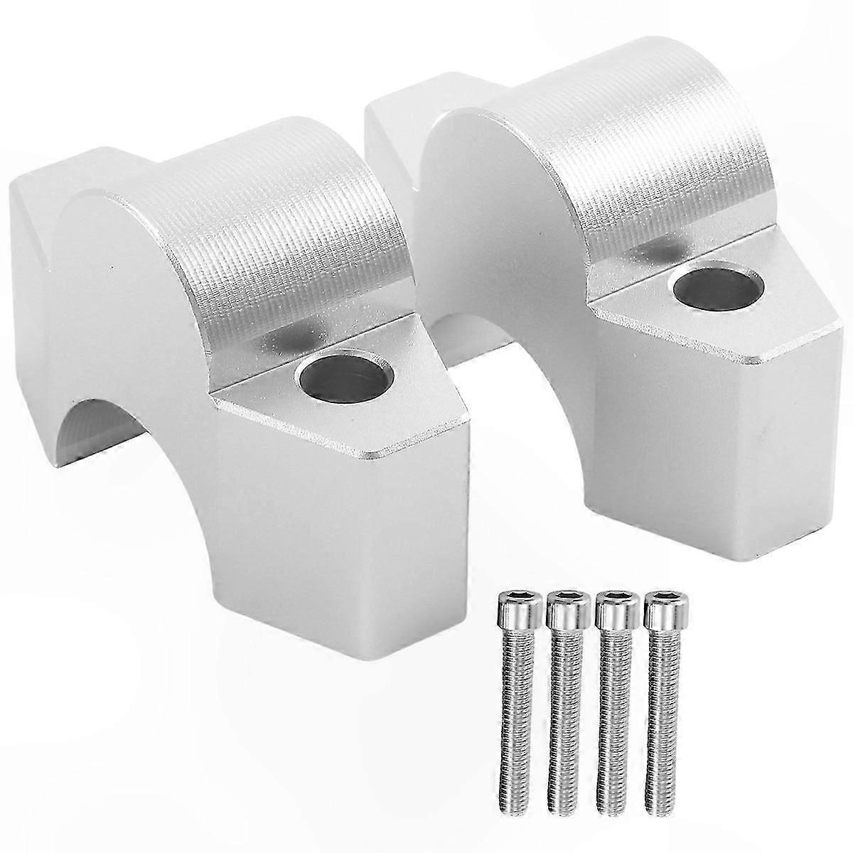 Universal Handlebar Riser Clamp Adapter for Enhanced Motorcycle Control