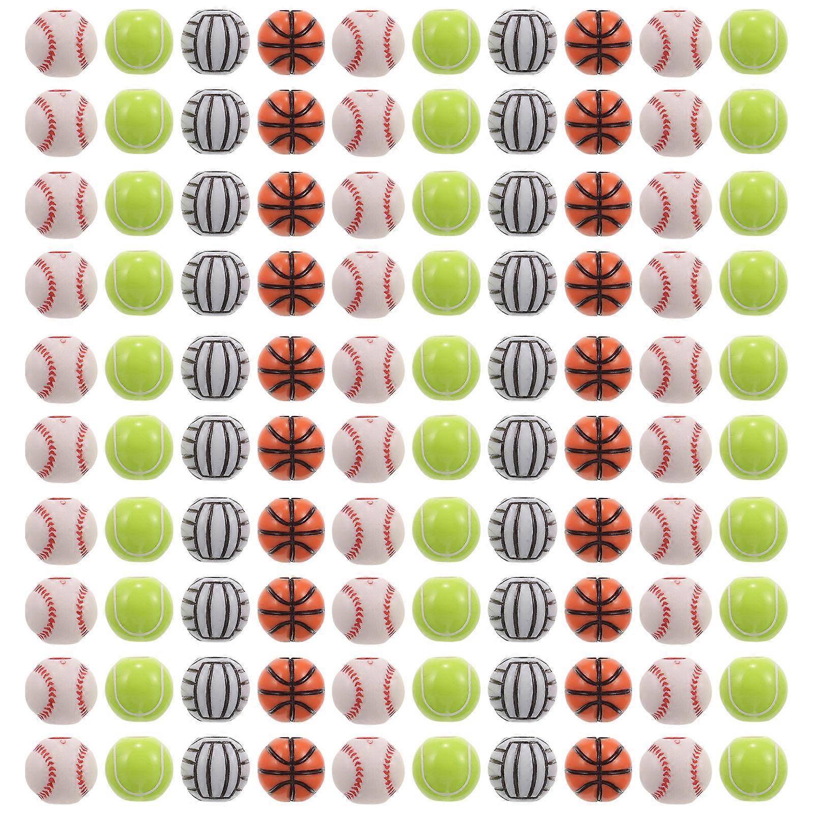 Assorted Color Acrylic beads for DIY Jewelry Making Projects 200pcs Small Round Loose beads